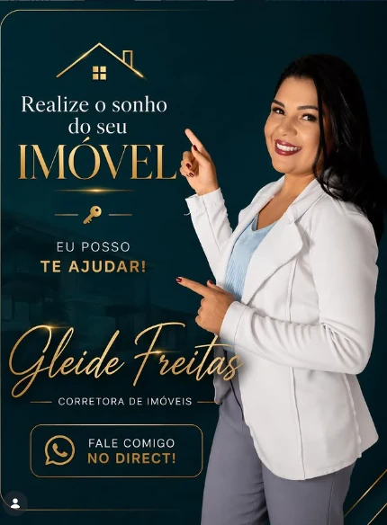 Gleide Freitas, corretora de imóveis em Eunápolis